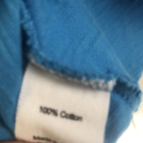 Fabkids Size M 6-7 Blue Long Sleeved Tee - Picture 6 of 6